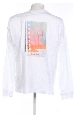 Męska bluzka Calvin Klein Jeans, Rozmiar M, Kolor Biały, Cena 305,99 zł