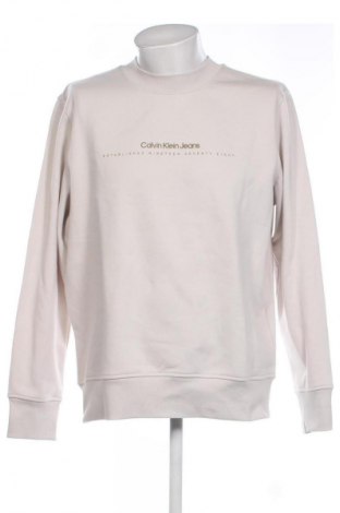 Bluză de bărbați Calvin Klein Jeans, Mărime XL, Culoare Bej, Preț 318,99 Lei