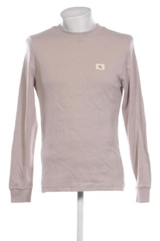 Bluză de bărbați Calvin Klein Jeans, Mărime M, Culoare Bej, Preț 323,99 Lei