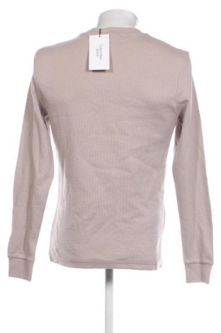 Bluză de bărbați Calvin Klein Jeans, Mărime M, Culoare Bej, Preț 323,99 Lei