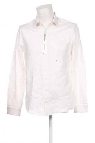 Cămașă de bărbați Calvin Klein, Mărime L, Culoare Alb, Preț 509,99 Lei