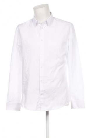 Мъжка риза H&M, Размер L, Цвят Бял, Цена 28,99 лв.