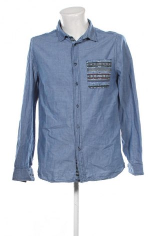 Ανδρικό πουκάμισο H&M Divided, Μέγεθος M, Χρώμα Μπλέ, Τιμή 16,04 €