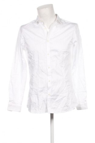 Ανδρικό πουκάμισο Jack & Jones, Μέγεθος L, Χρώμα Λευκό, Τιμή 28,99 €