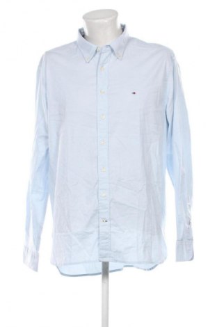 Męska koszula Tommy Hilfiger, Rozmiar XXL, Kolor Niebieski, Cena 294,99 zł