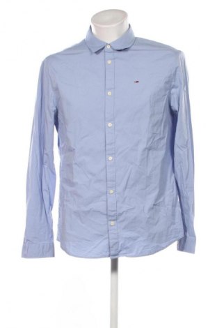 Męska koszula Tommy Jeans, Rozmiar XL, Kolor Niebieski, Cena 489,99 zł