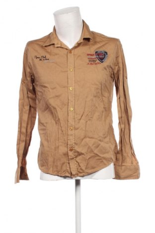 Herrenhemd Unbranded, Größe M, Farbe Beige, Preis 14,84 €