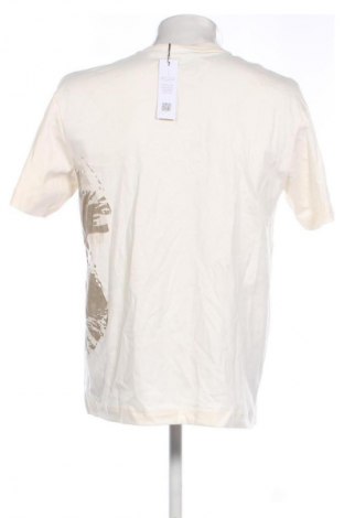 Męski T-shirt Calvin Klein, Rozmiar L, Kolor ecru, Cena 268,99 zł