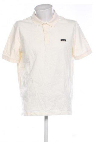 Ανδρικό t-shirt Calvin Klein, Μέγεθος XXL, Χρώμα Εκρού, Τιμή 84,99 €