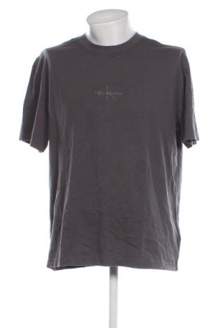 Tricou de bărbați Calvin Klein Jeans, Mărime L, Culoare Gri, Preț 267,99 Lei
