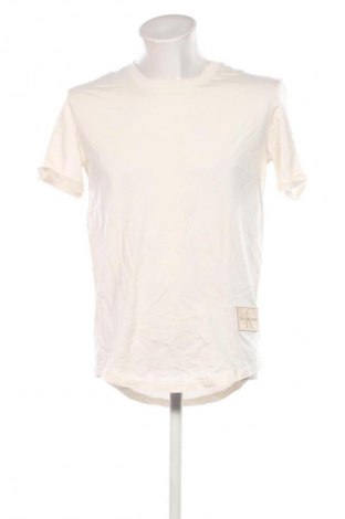 Мъжка тениска Calvin Klein Jeans, Размер M, Цвят Екрю, Цена 82,99 лв.