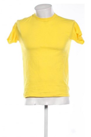 Męski T-shirt Fruit Of The Loom, Rozmiar S, Kolor Żółty, Cena 43,68 zł
