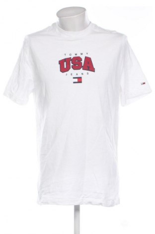 Tricou de bărbați Tommy Jeans, Mărime XXL, Culoare Alb, Preț 267,99 Lei