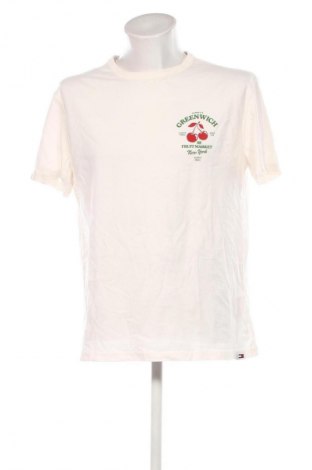 Ανδρικό t-shirt Tommy Jeans, Μέγεθος M, Χρώμα Εκρού, Τιμή 52,99 €
