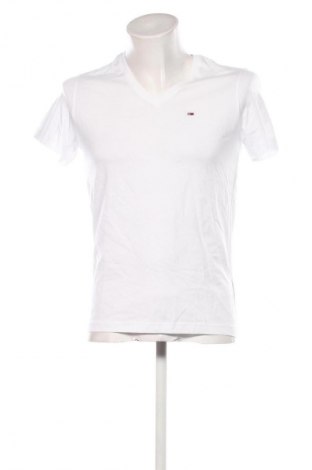 Herren T-Shirt Tommy Jeans, Größe S, Farbe Weiß, Preis 56,99 €