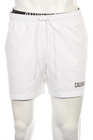 Costume de baie pentru bărbați Calvin Klein, Mărime L, Culoare Alb, Preț 376,99 Lei