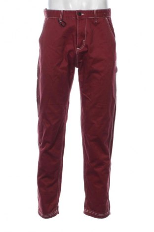 Pantaloni de bărbați Pull&Bear, Mărime M, Culoare Roșu, Preț 127,99 Lei
