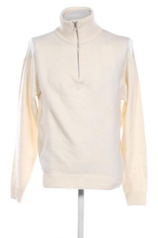 Herrenpullover Jack & Jones, Größe M, Farbe Ecru, Preis € 47,99