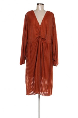 Sukienka Unbranded, Rozmiar 4XL, Kolor Pomarańczowy, Cena 27,99 zł
