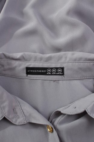 Γυναικείο πουκάμισο Atmosphere, Μέγεθος L, Χρώμα Γκρί, Τιμή 9,90 €