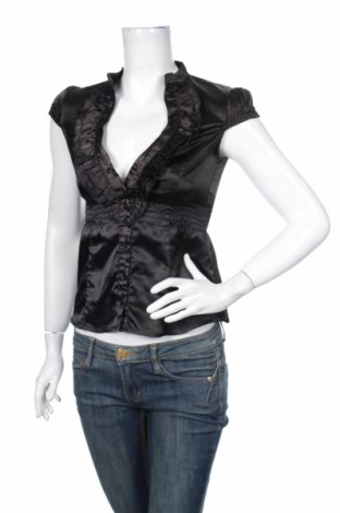 Γυναικείο πουκάμισο Tally Weijl, Μέγεθος XS, Χρώμα Μαύρο, Τιμή 8,66 €