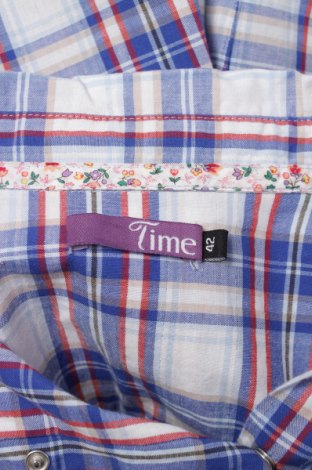Γυναικείο πουκάμισο Time, Μέγεθος L, Χρώμα Πολύχρωμο, Τιμή 11,13 €