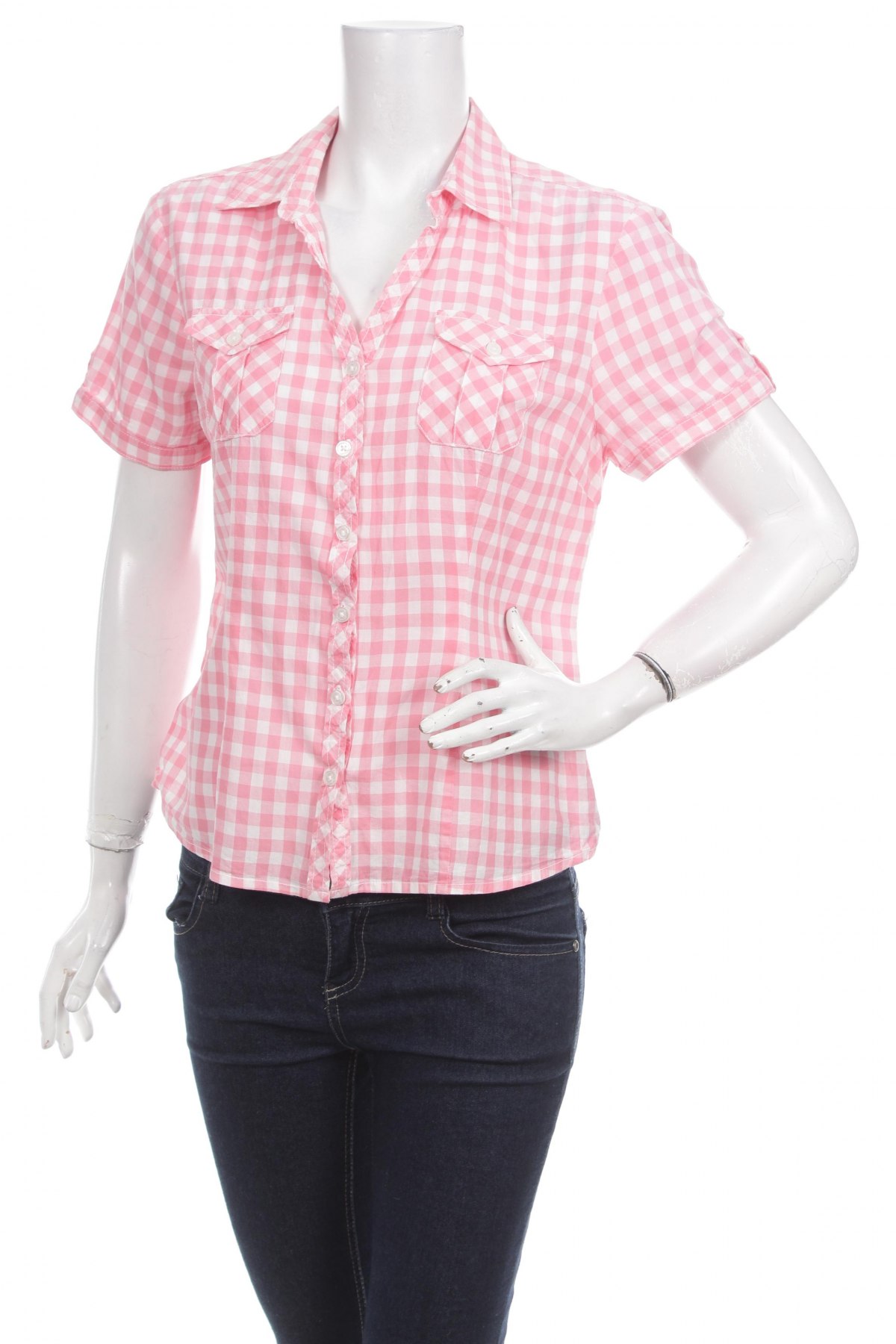 Γυναικείο πουκάμισο, Μέγεθος L, Χρώμα Ρόζ , Τιμή 9,90 €
