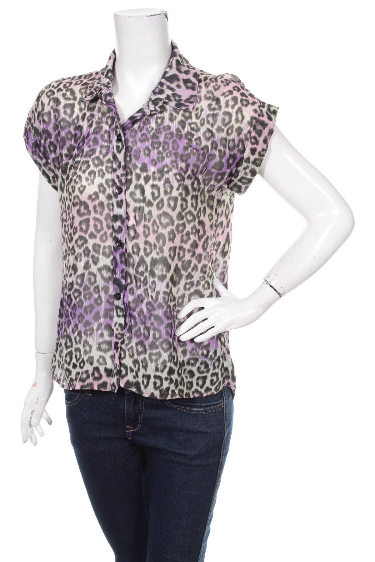 Γυναικείο πουκάμισο No Boundaries, Μέγεθος L, Χρώμα Πολύχρωμο, Τιμή 9,90 €