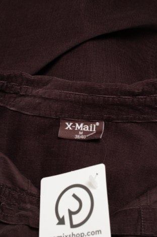 Γυναικείο πουκάμισο X-Mail, Μέγεθος M, Χρώμα Καφέ, Τιμή 18,04 €