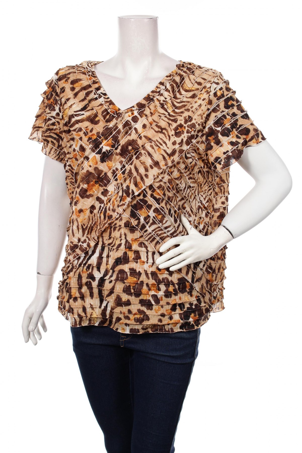 Дамска блуза Alfred Dunner, Размер L, Цвят Многоцветен, Цена 17,00 лв.