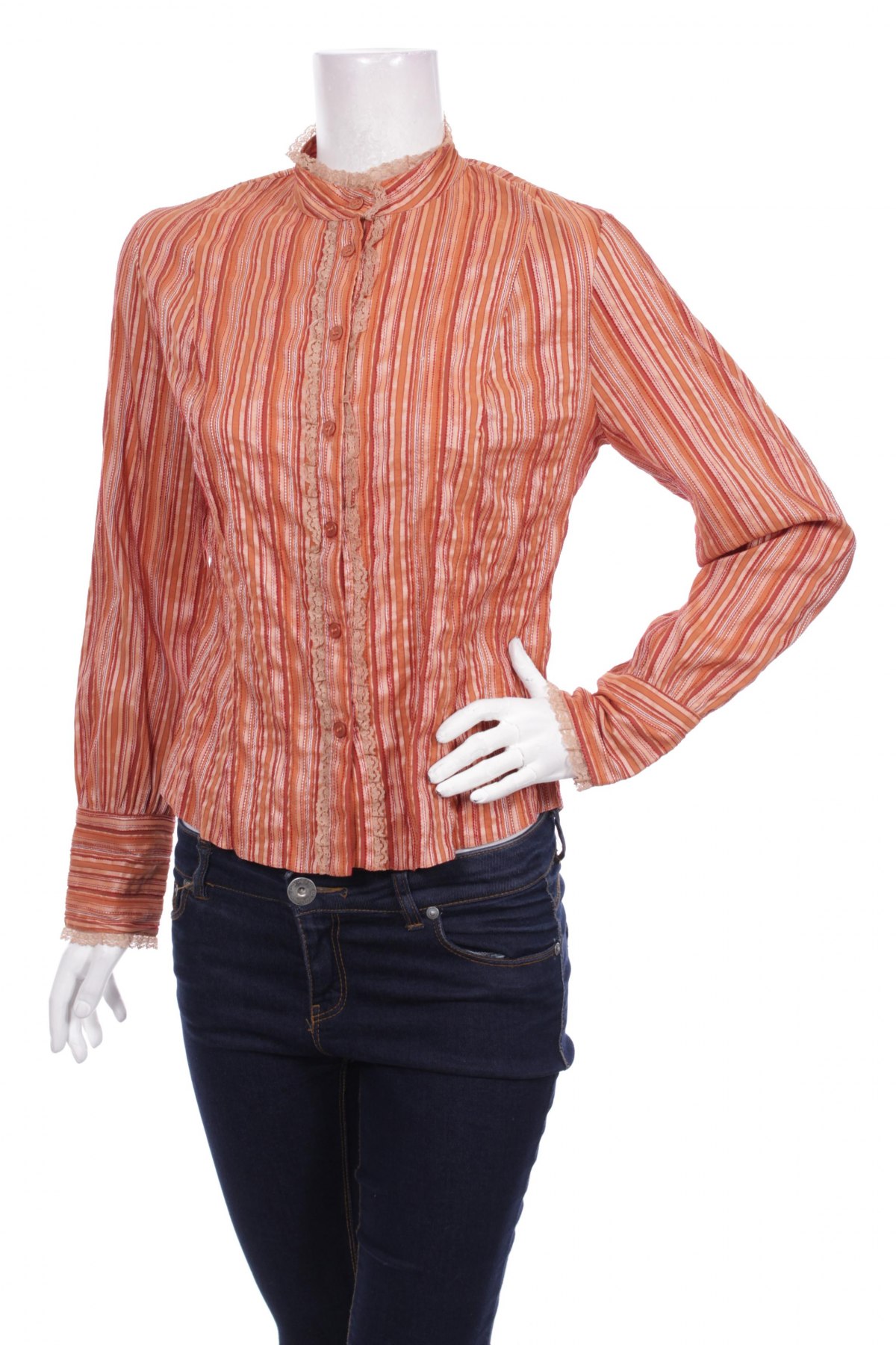 Γυναικείο πουκάμισο, Μέγεθος M, Χρώμα Πορτοκαλί, Τιμή 18,04 €