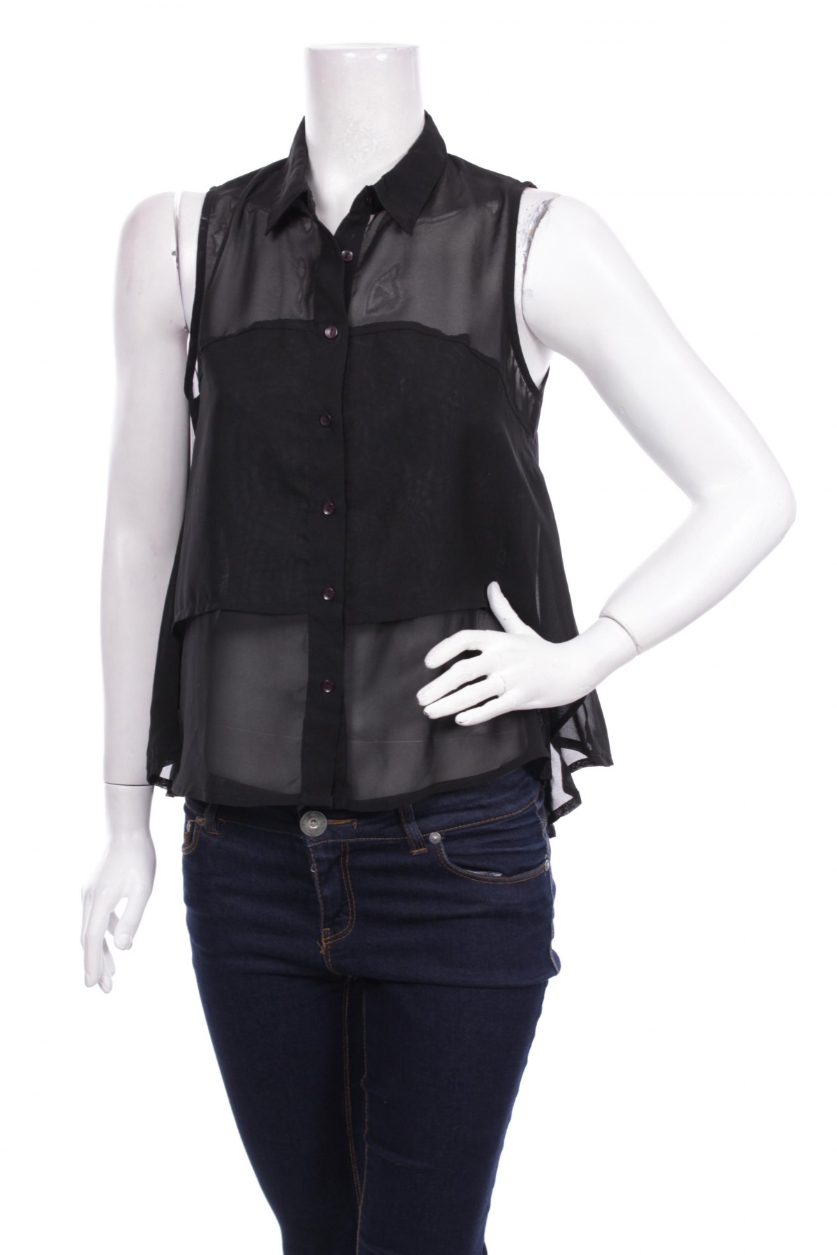 Γυναικείο πουκάμισο Calliope, Μέγεθος M, Χρώμα Μαύρο, Τιμή 13,92 €