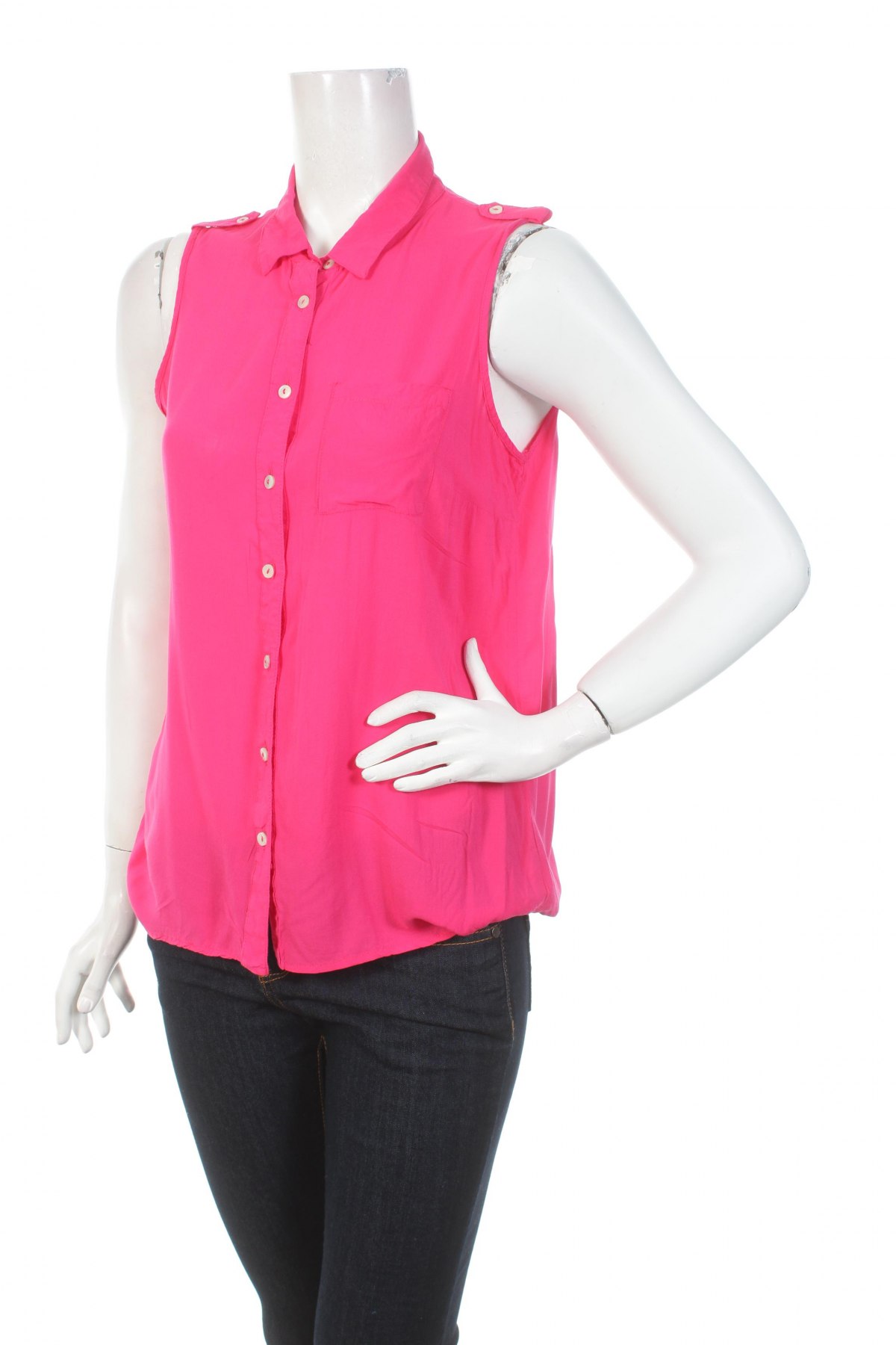 Γυναικείο πουκάμισο F&F, Μέγεθος L, Χρώμα Ρόζ , Τιμή 11,75 €