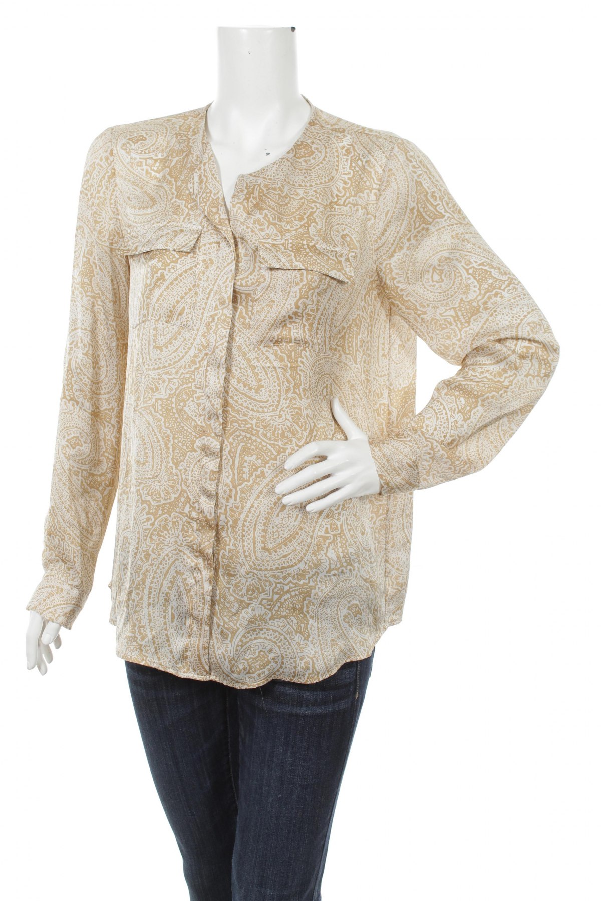 Γυναικείο πουκάμισο Jones New York, Μέγεθος S, Χρώμα  Μπέζ, Τιμή 24,74 €