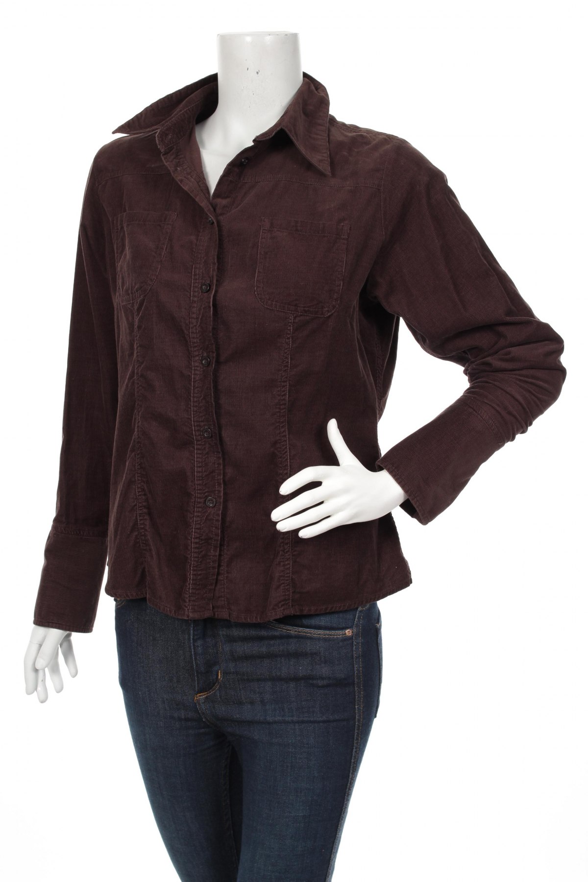 Γυναικείο πουκάμισο X-Mail, Μέγεθος M, Χρώμα Καφέ, Τιμή 18,04 €