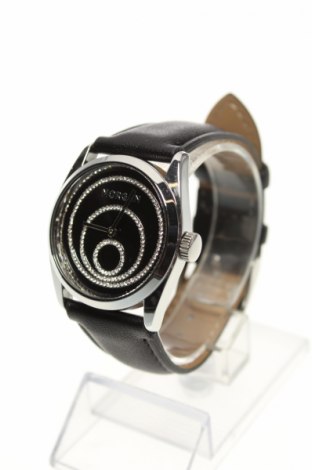 Ρολόι Morgan, Χρώμα Μαύρο, Δερματίνη, μέταλλο, Τιμή 35,41 €