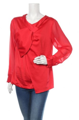 Дамска блуза Ashley Brooke, Размер L, Цвят Червен, 93% полиестер, 7% еластан, Цена 27,30 лв.