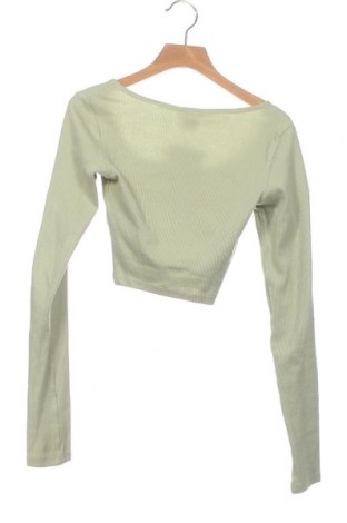 Дамска блуза Monki, Размер XXS, Цвят Зелен, 97% памук, 3% еластан, Цена 11,76 лв.