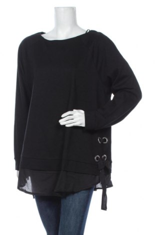 Damen Shirt Sheego, Größe XXL, Farbe Schwarz, 55% Polyester, 45% Baumwolle, Preis 17,51 €