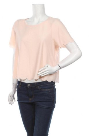 Damen Shirt Topshop, Größe L, Farbe Orange, 100% Polyester, Preis 9,04 €
