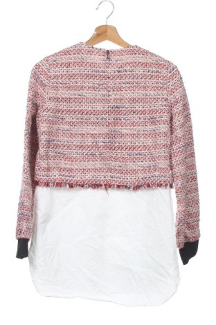 Дамска блуза Zara Trafaluc, Размер XS, Цвят Многоцветен, 49% акрил, 34% памук, 11% полиестер, 5% други нишки, 1% вълна, памук, Цена 40,50 лв.