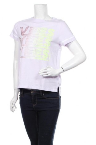 Γυναικείο t-shirt Q/S by S.Oliver, Μέγεθος XS, Χρώμα Βιολετί, Βαμβάκι, Τιμή 9,60 €