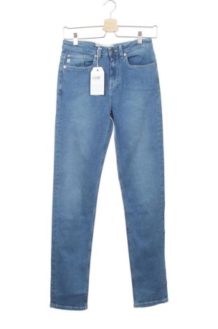 Дамски дънки Mud jeans, Размер XS, Цвят Син, 75% памук, 20% полиестер, 3% други тъкани, 2% еластан, Цена 87,60 лв.