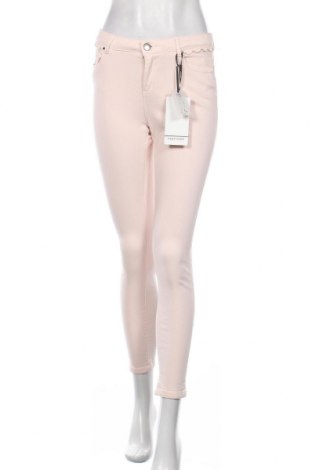 Damskie jeansy Naf Naf, Rozmiar XS, Kolor Różowy, 98% bawełna, 2% elastyna, Cena 39,58 zł
