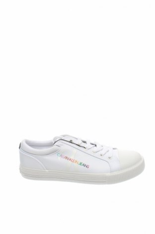 Γυναικεία παπούτσια Calvin Klein Jeans, Μέγεθος 38, Χρώμα Λευκό, Κλωστοϋφαντουργικά προϊόντα, Τιμή 60,98 €