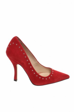 Dámské boty  San Marina, Velikost 36, Barva Červená, Přírodní velur , Cena  665,00 Kč
