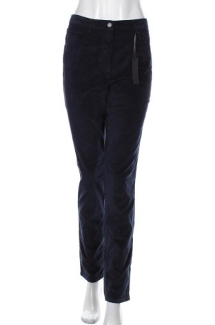 Дамски панталон Caroll, Размер XL, Цвят Син, 73% памук, 25% модал, 2% еластан, Цена 37,80 лв.