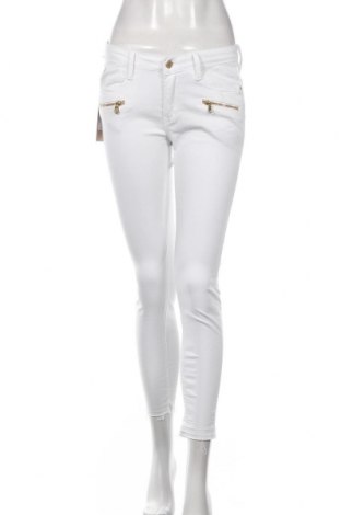 Damskie spodnie Le Temps Des Cerises, Rozmiar M, Kolor Biały, 91% bawełna, 7% inny materiał, 2% elastyna, Cena 157,66 zł