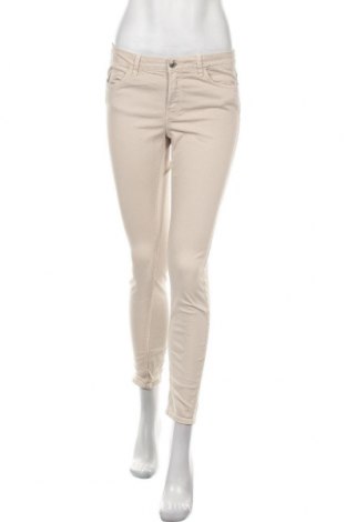 Дамски панталон Lindex, Размер M, Цвят Бежов, 98% памук, 2% еластан, Цена 8,14 лв.