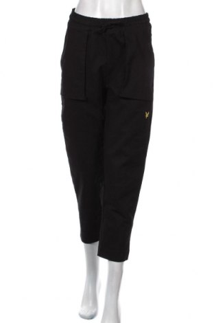 Дамски панталон Lyle & Scott, Размер M, Цвят Черен, 98% памук, 2% еластан, Цена 126,75 лв.